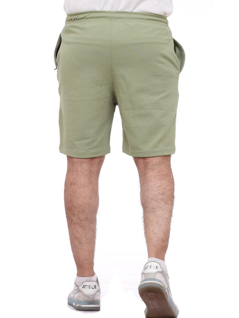 green color-blocked short - 18389911 - Standard Image - 2