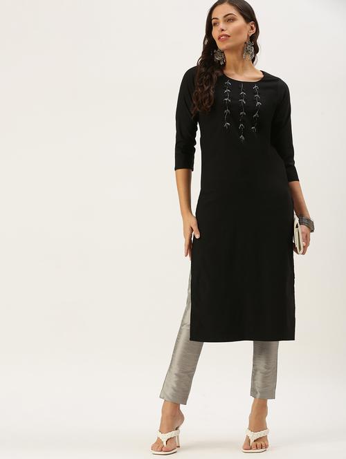 women's straight kurta - 18390229 -  Standard Image - 0