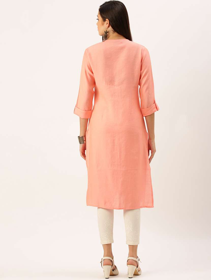 women's front slit kurta - 18390247 -  Standard Image - 2
