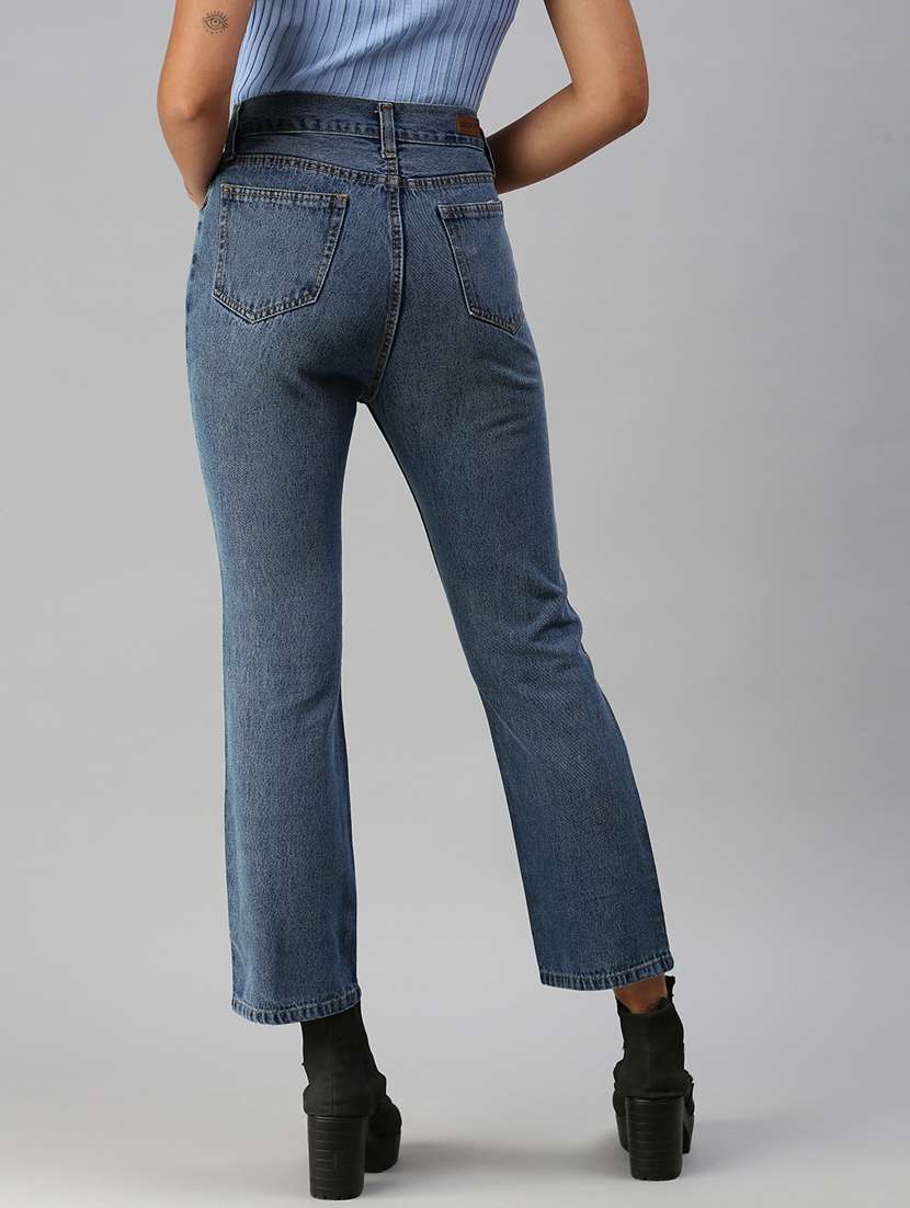 women's distress slim fit jeans - 18390302 -  Standard Image - 2