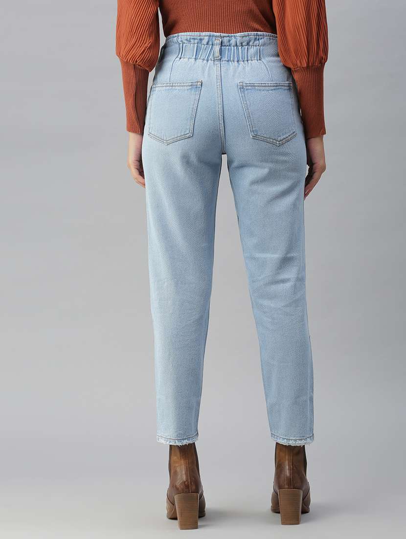 women's plain mom fit jeans - 18390325 -  Standard Image - 2