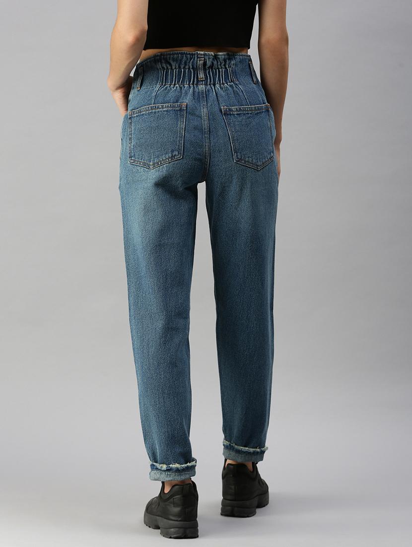 women's plain mom fit jeans - 18390326 - Standard Image - 2
