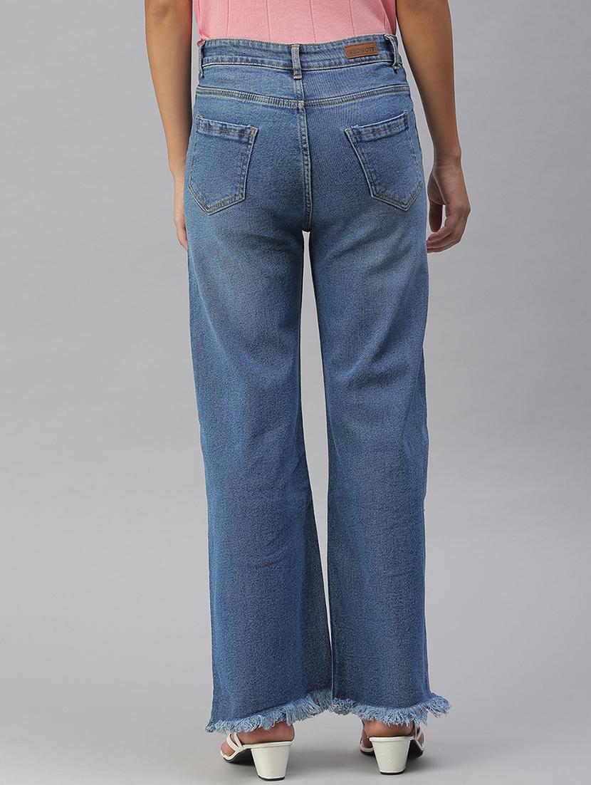 high rise stone wash jean - 18390348 - Standard Image - 2