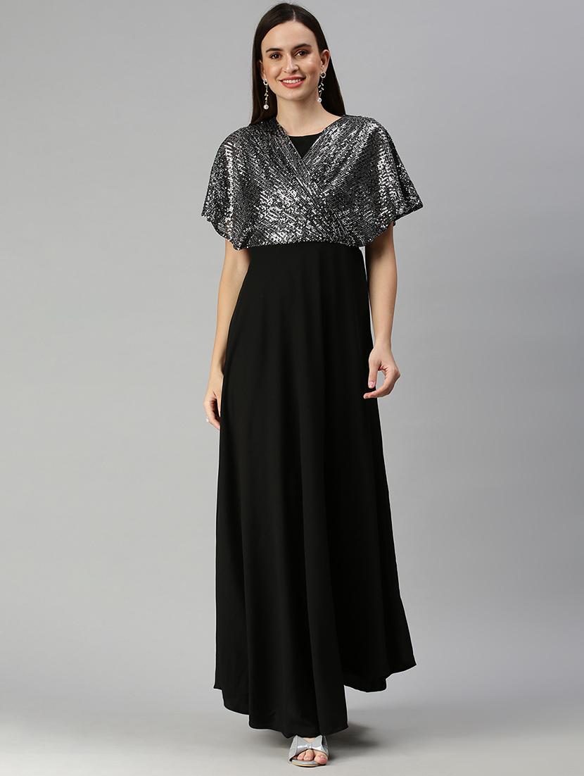 women's  foil print dress - 18390455 -  Zoom Image - 0