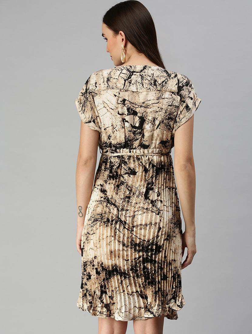 women's printed dress - 18390462 - Standard Image - 2