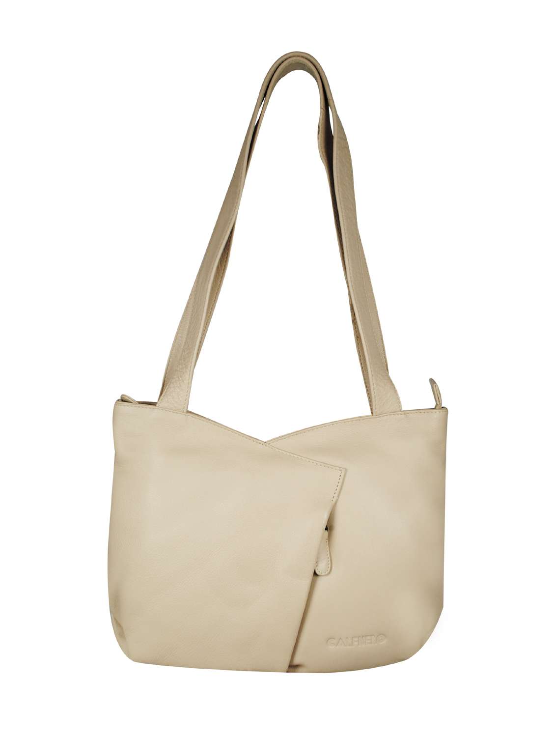 beige solid regular sling bag - 18390550 - Zoom Image - 0