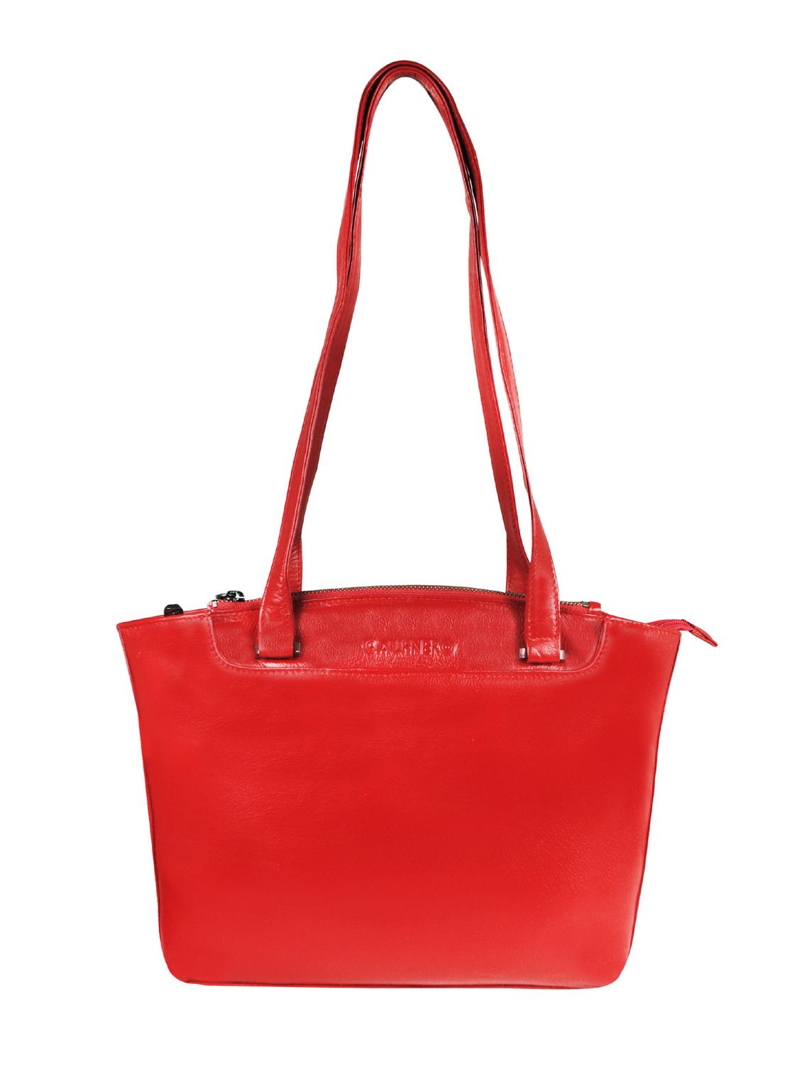 red solid regular handbag - 18390562 -  Zoom Image - 0