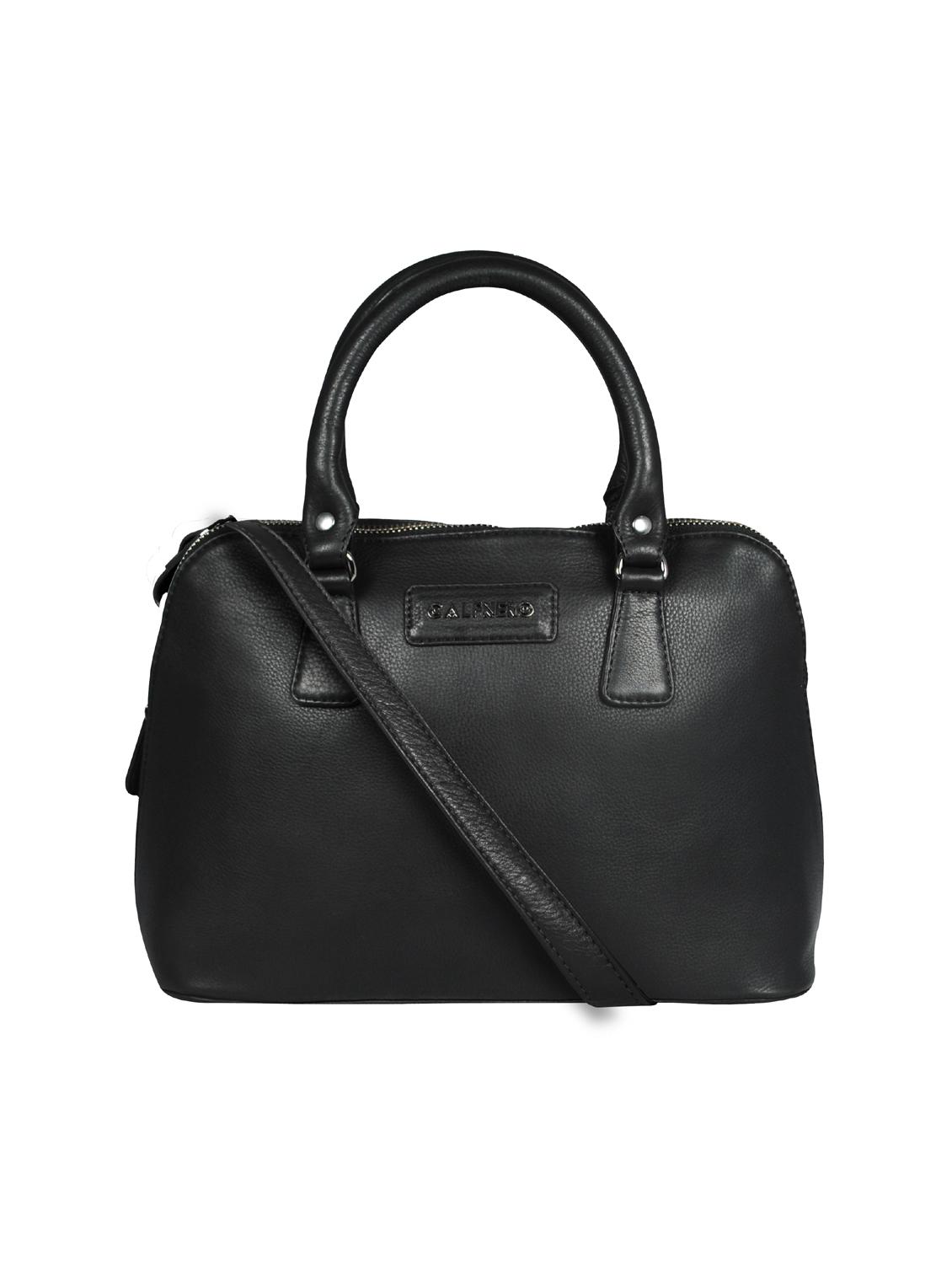 black solid regular handbag - 18390563 - Zoom Image - 0