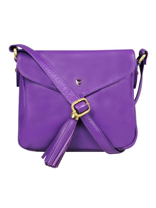 purple solid regular sling bag - 18390571 - Standard Image - 0
