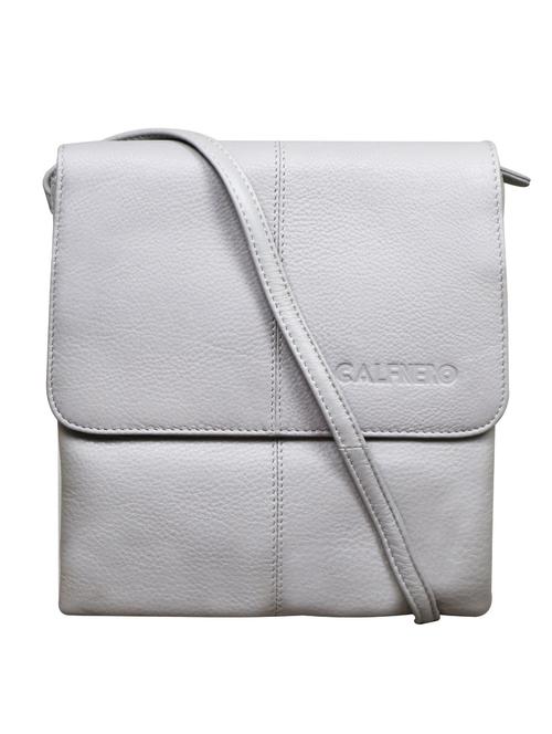 silver textured regular sling bag - 18390627 - Standard Image - 0