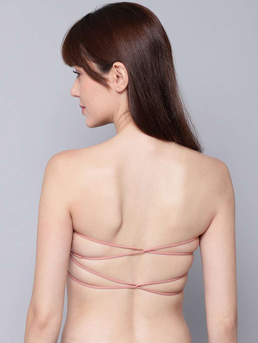 pink solid tube bra - 18390759 -  Standard Image - 2