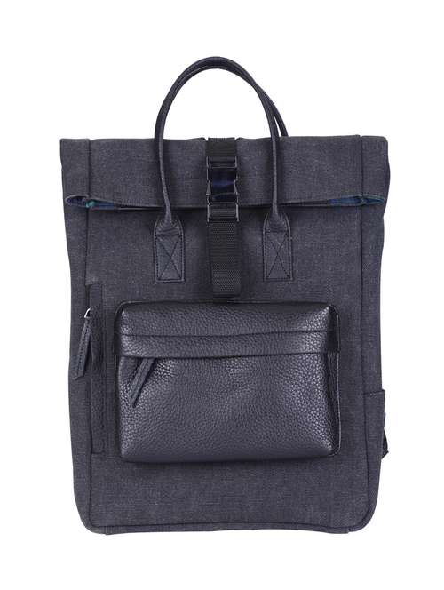 black canvas backpack - 18390895 - Standard Image - 0