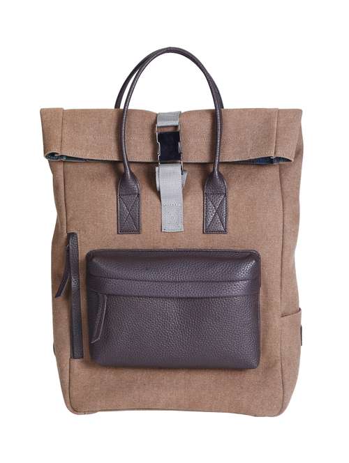 brown canvas backpack - 18390896 - Standard Image - 0