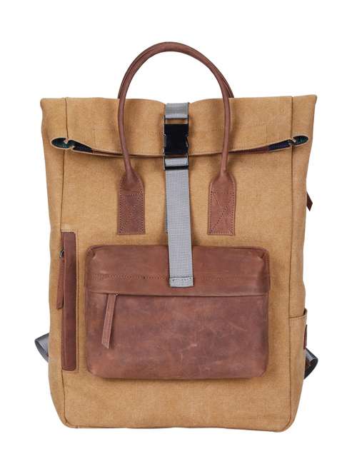 camel canvas backpack - 18390898 -  Standard Image - 0
