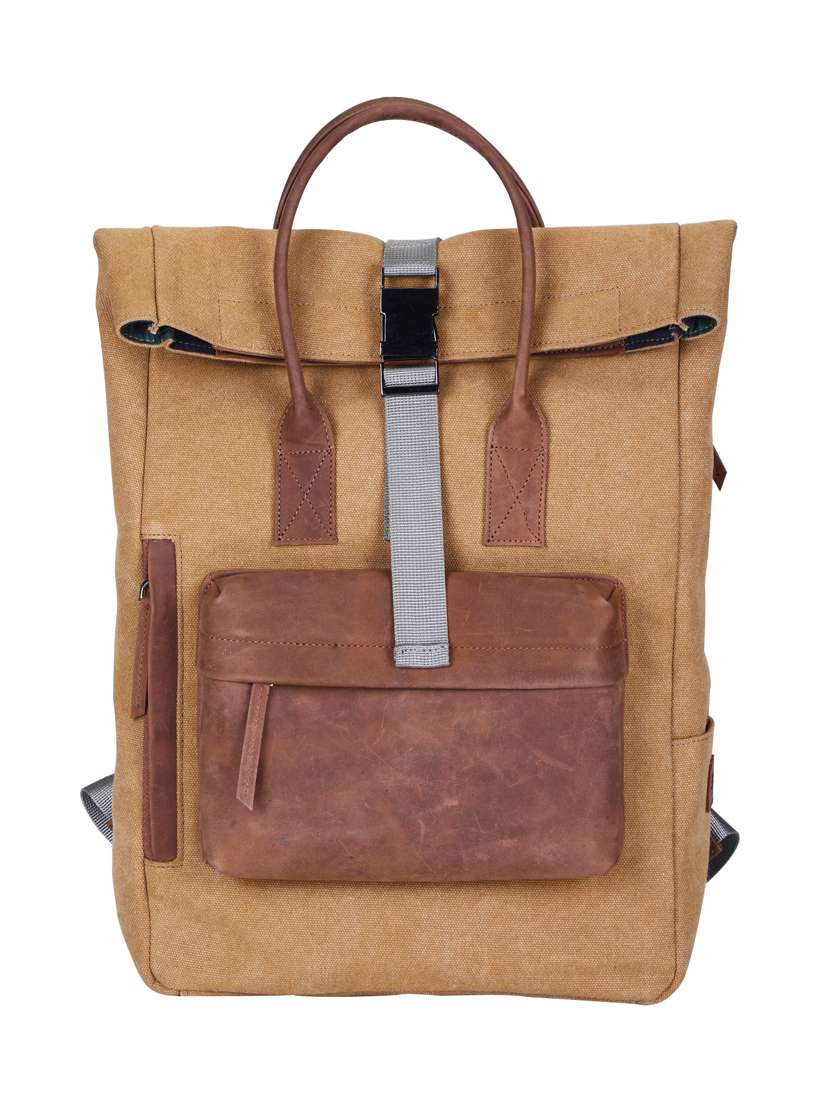 camel canvas backpack