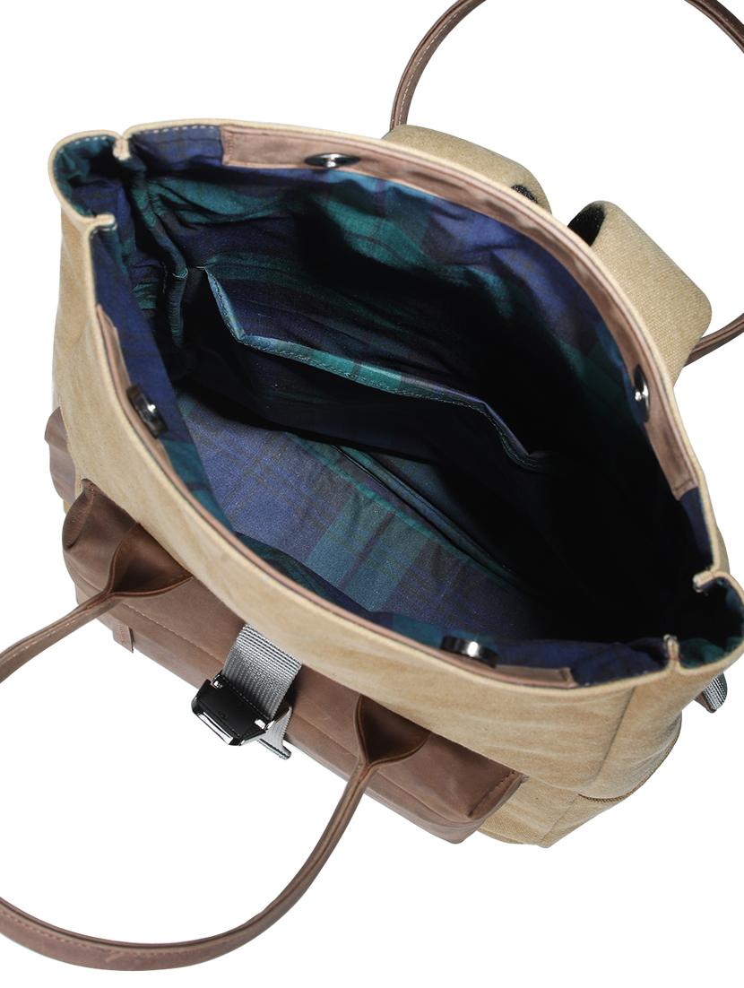 camel canvas backpack - 18390898 - Standard Image - 2