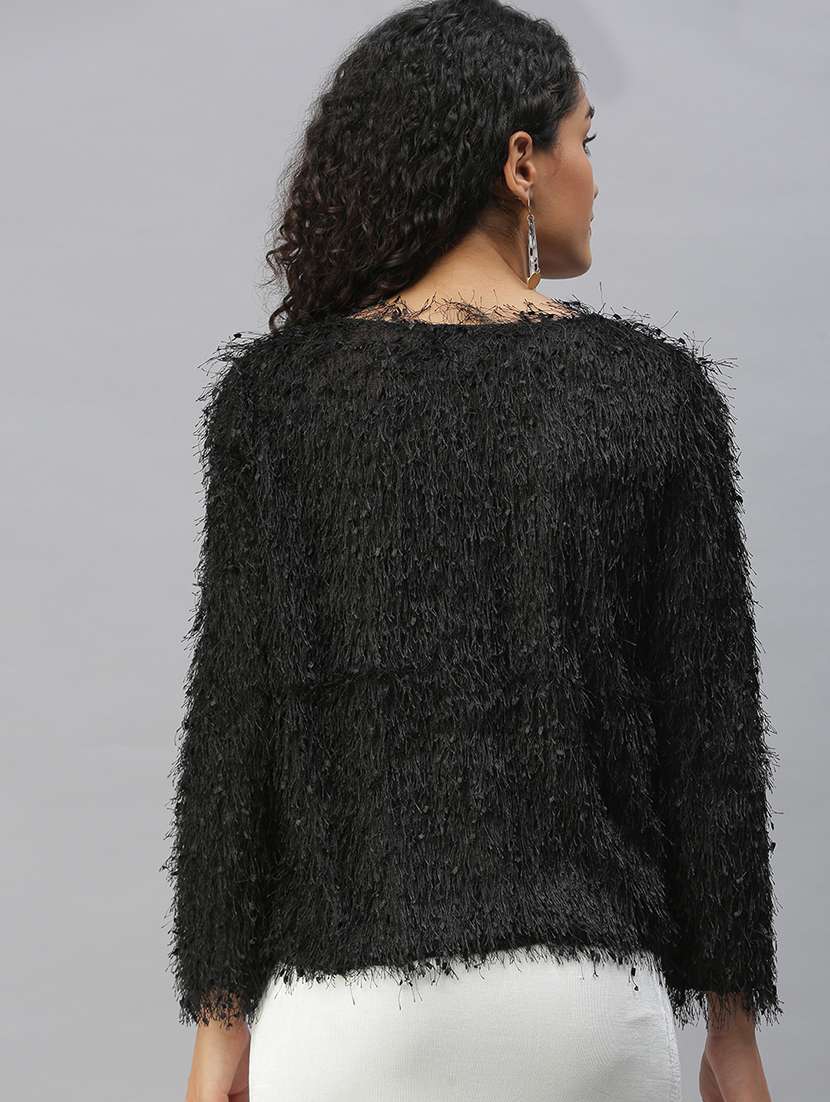 women's straight round neck top - 18392229 -  Standard Image - 2