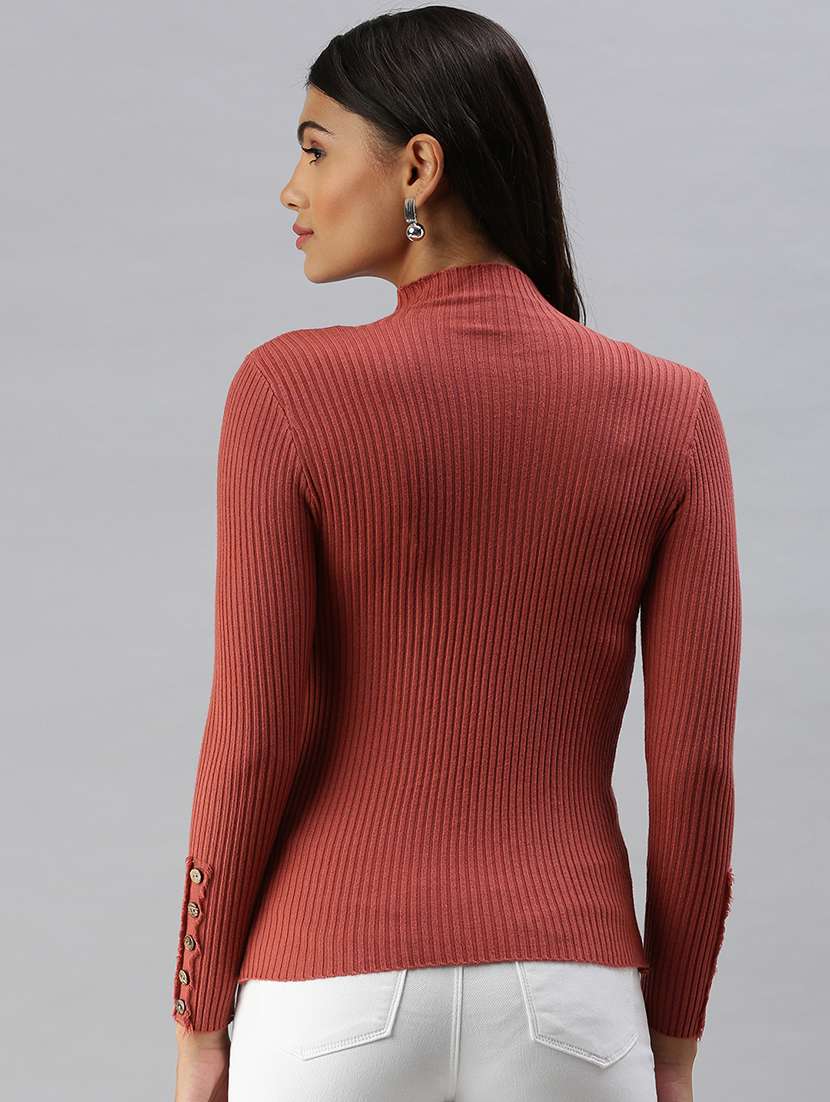 women's straight high neck top - 18392245 -  Standard Image - 2