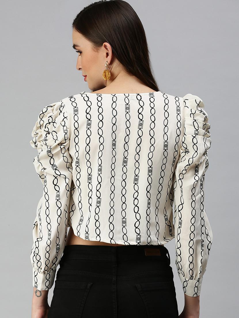 women's blouson sweetheart neck top - 18392355 - Standard Image - 2