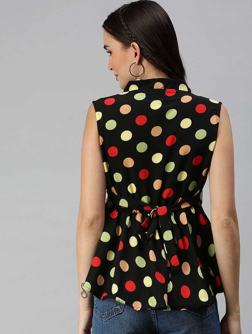 women's peplum v neck top - 18392358 -  Standard Image - 2