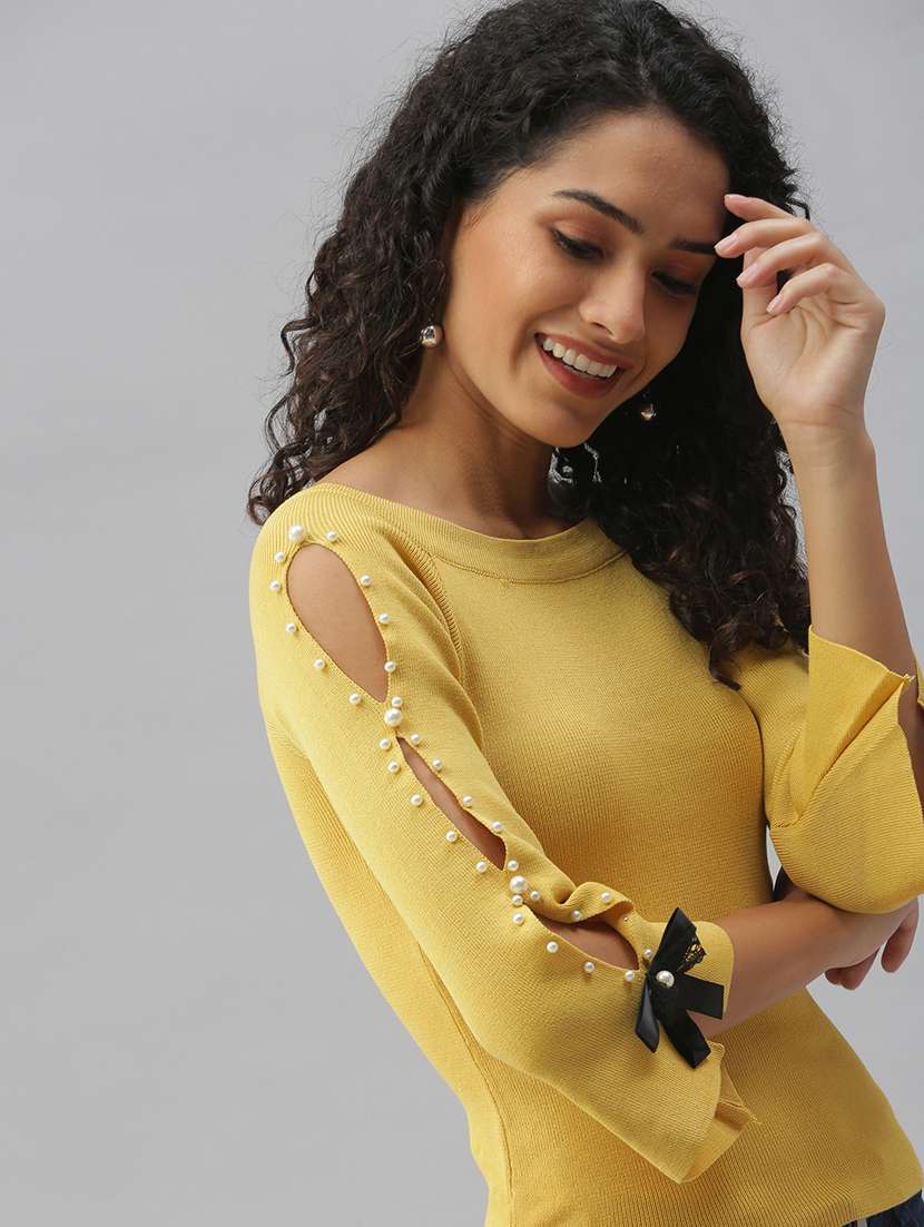 women's straight boat neck top - 18392632 -  Standard Image - 2