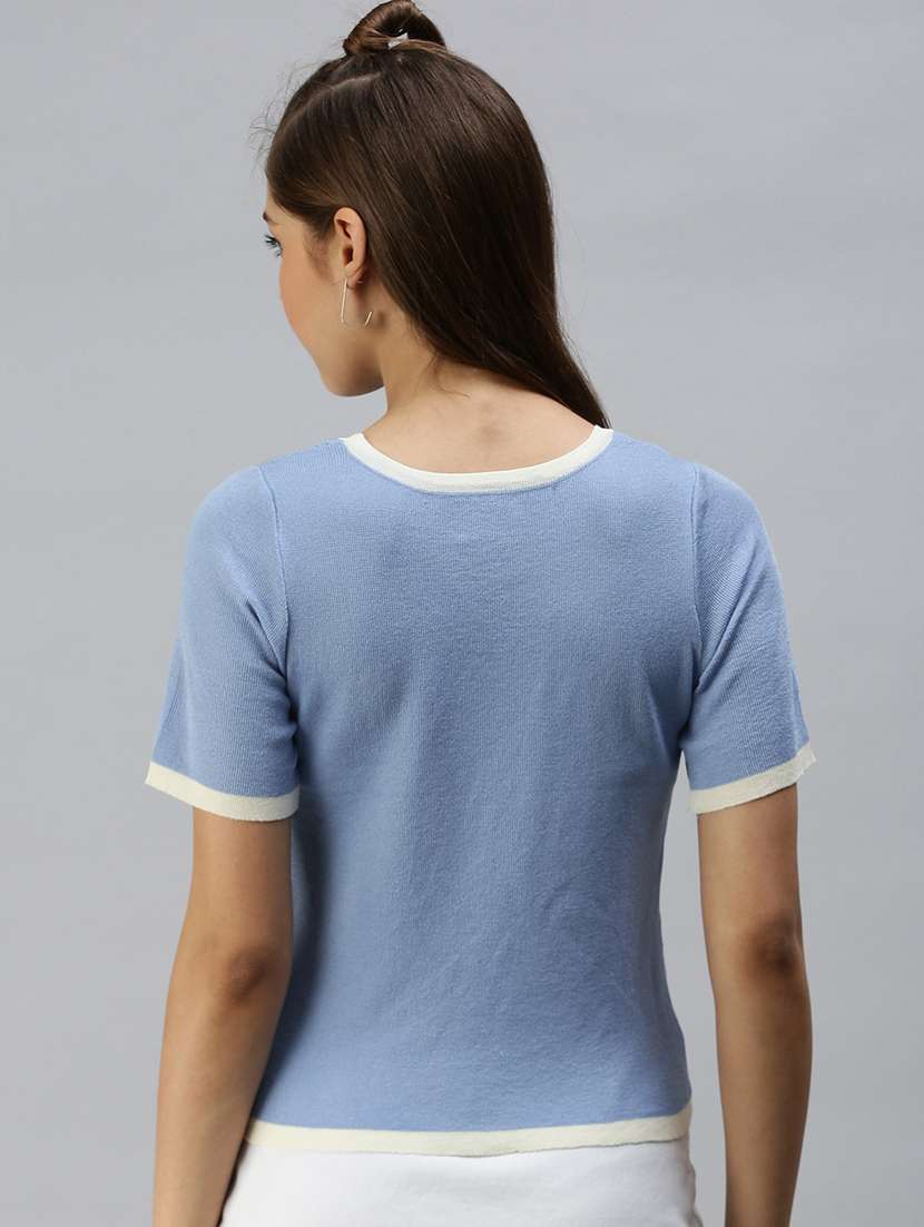 women's crop scoop neck top - 18392641 -  Standard Image - 2