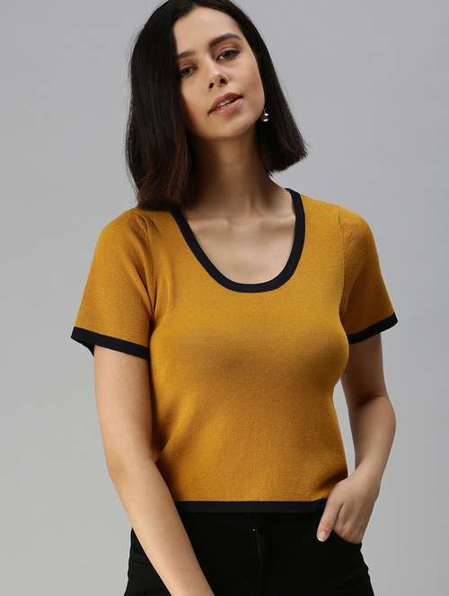 women's straight scoop neck top - 18392642 -  Standard Image - 0