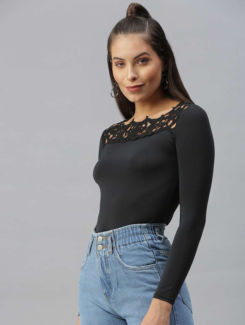 women's straight boat neck top - 18392653 -  Standard Image - 2