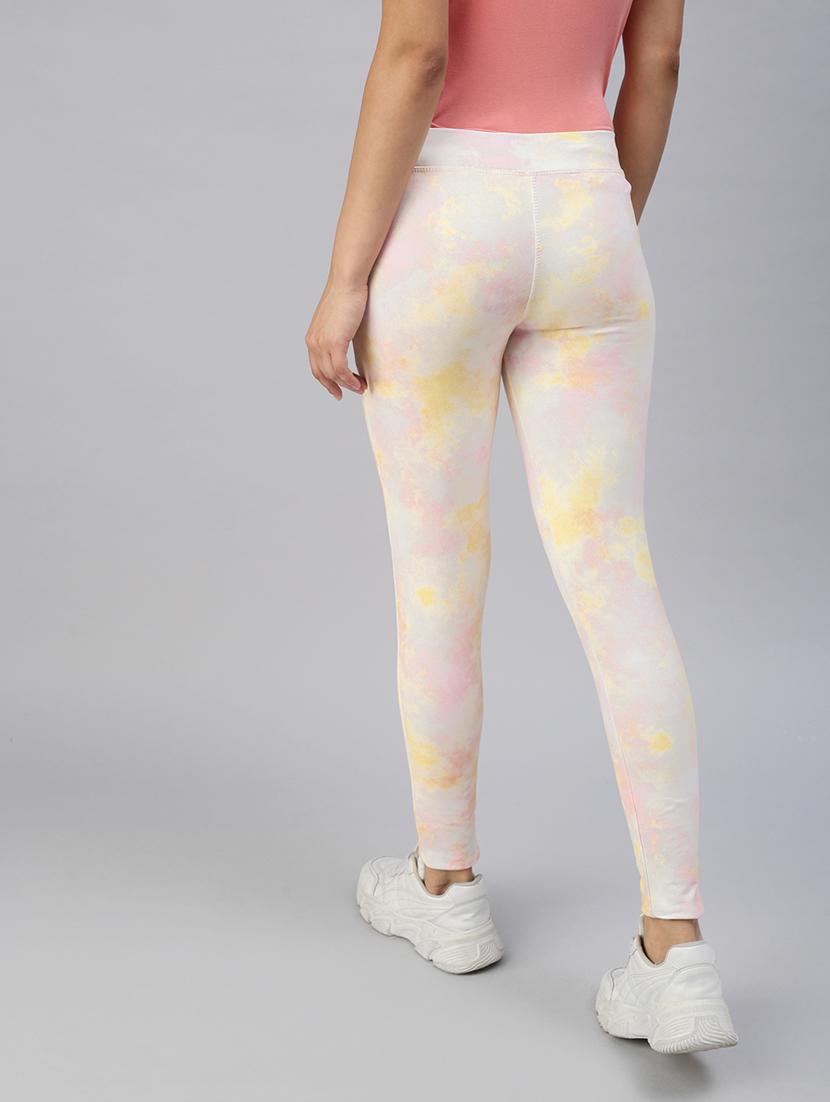 yellow printed track pant - 18392938 - Standard Image - 2