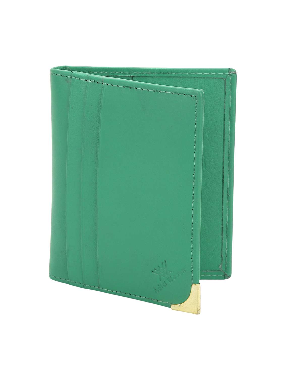 green solid card holder