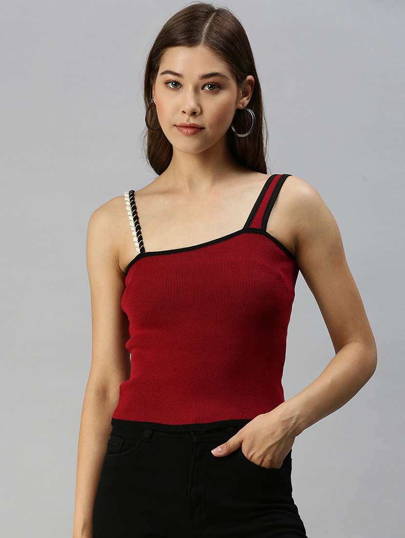 cami neck solid regular top 