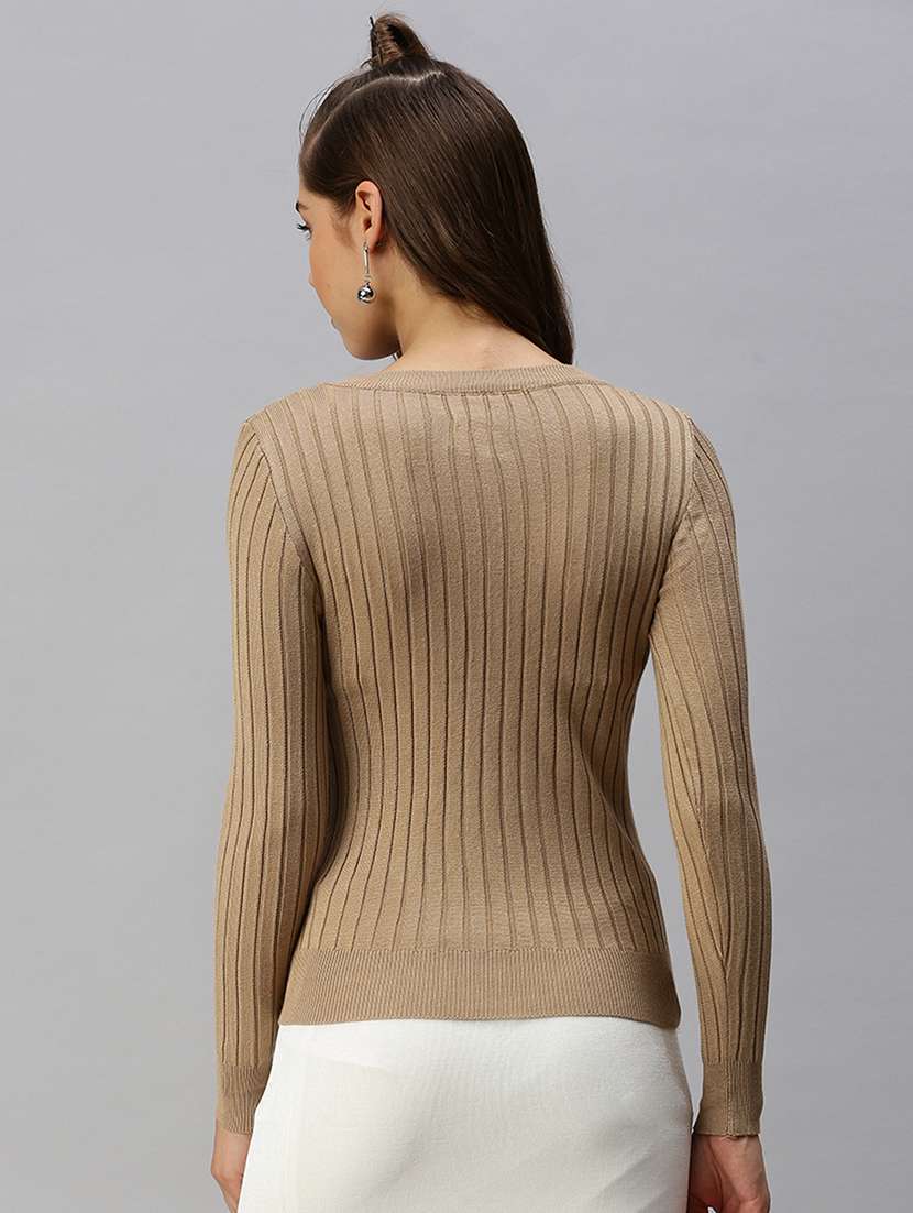 round neck solid regular top  - 18393043 -  Standard Image - 2