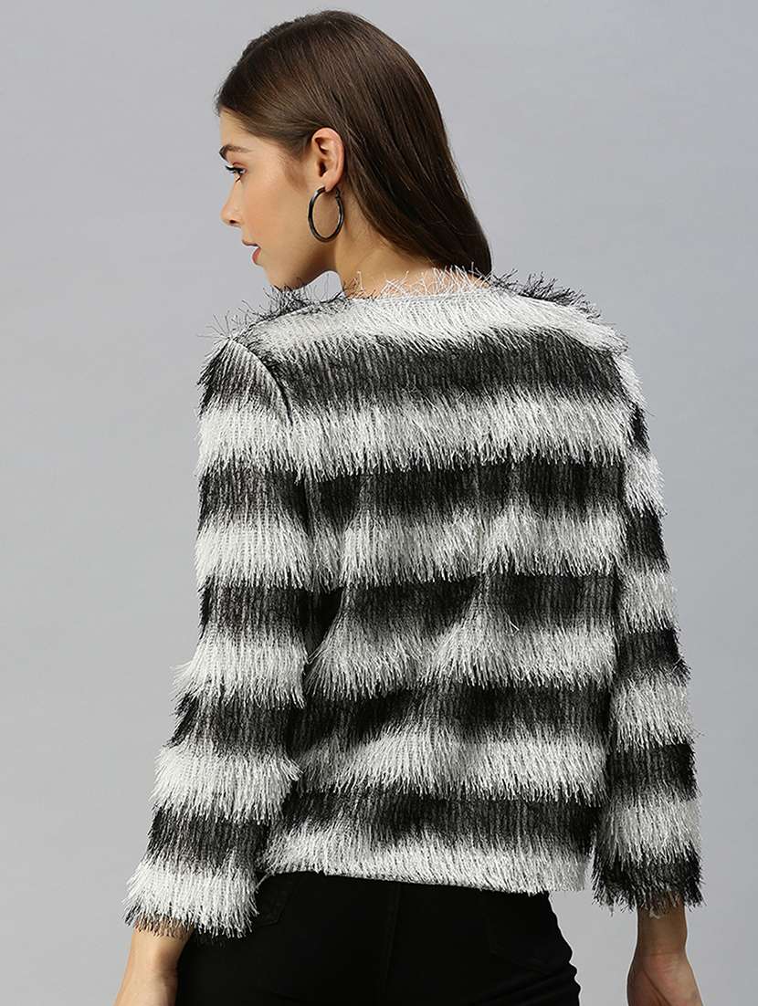 long sleeved striped regular top - 18393088 -  Standard Image - 2