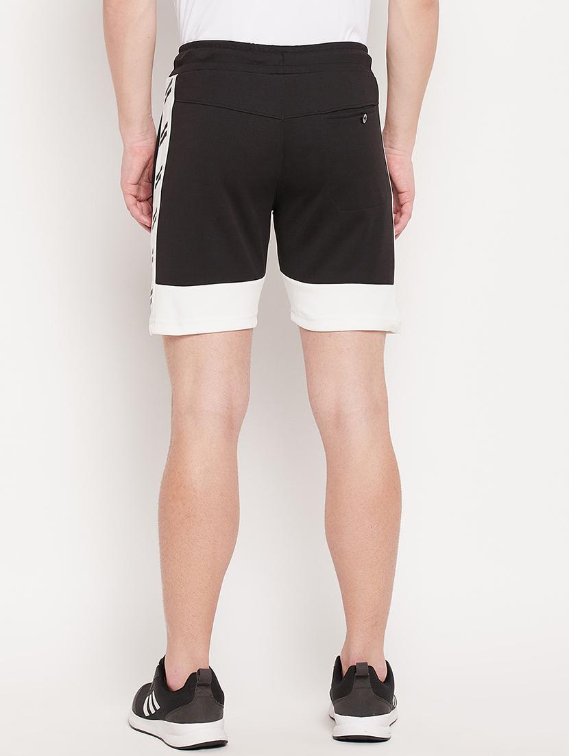 black color-blocked short - 18393178 - Standard Image - 2