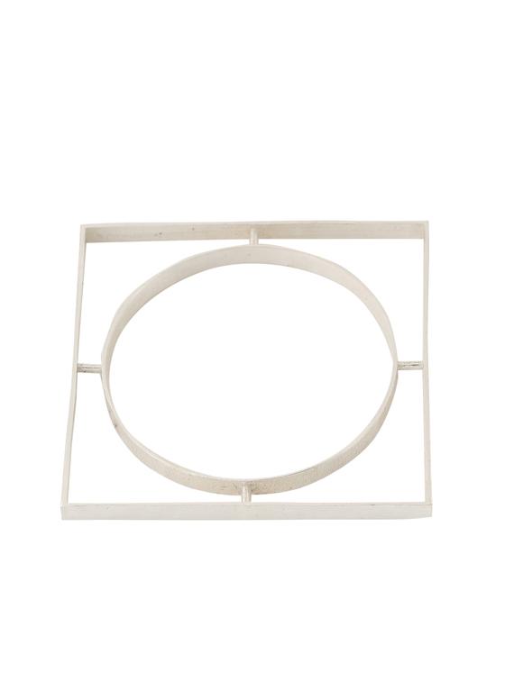 silver brass bangle bracelet - 18393246 - Zoom Image - 0
