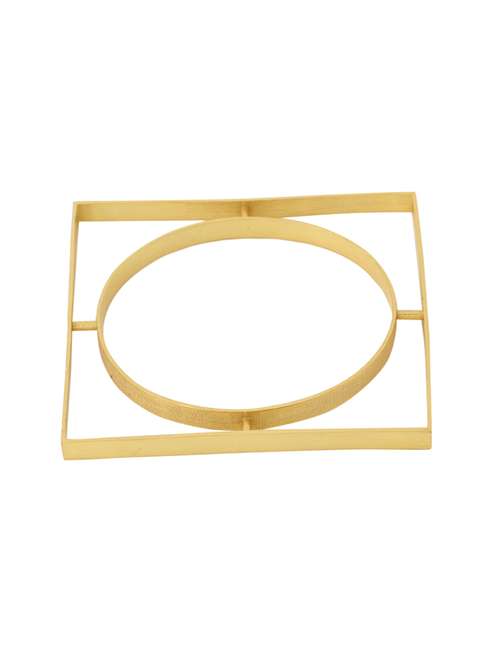 gold brass bangle  bracelet - 18393248 -  Standard Image - 0