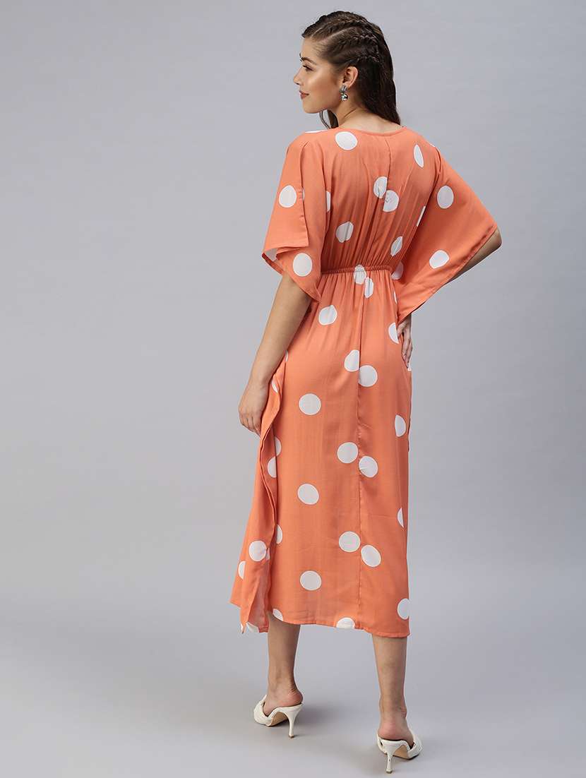 Polka Dot Blouson Kaftan - 18393320 -  Standard Image - 2
