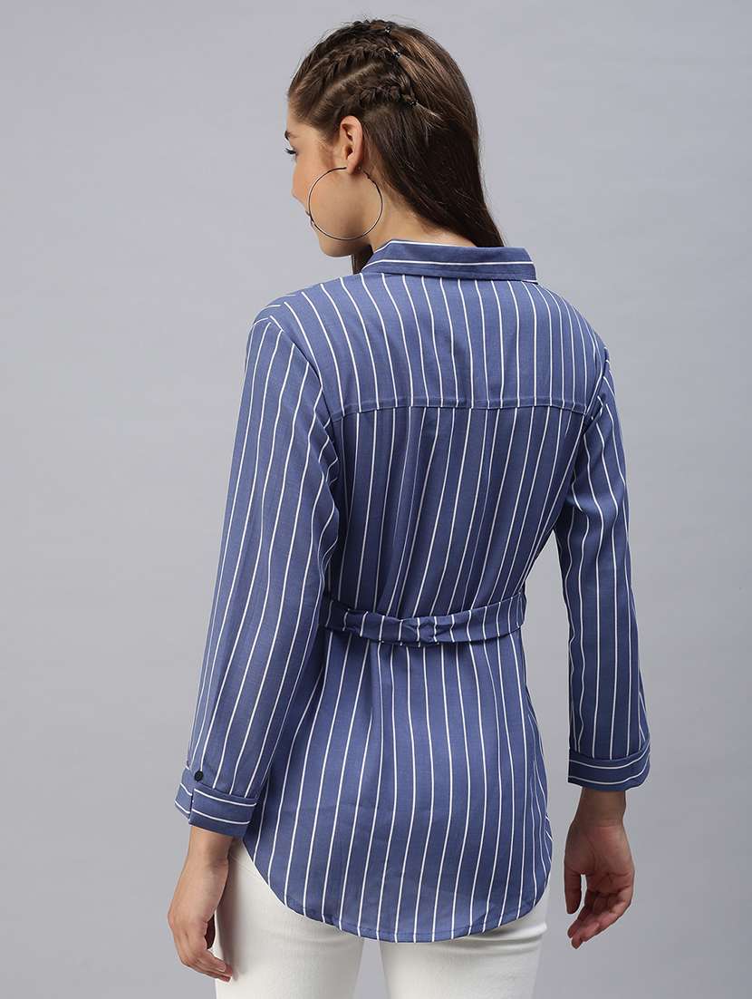 long sleeved striped regular shirt - 18393460 -  Standard Image - 2