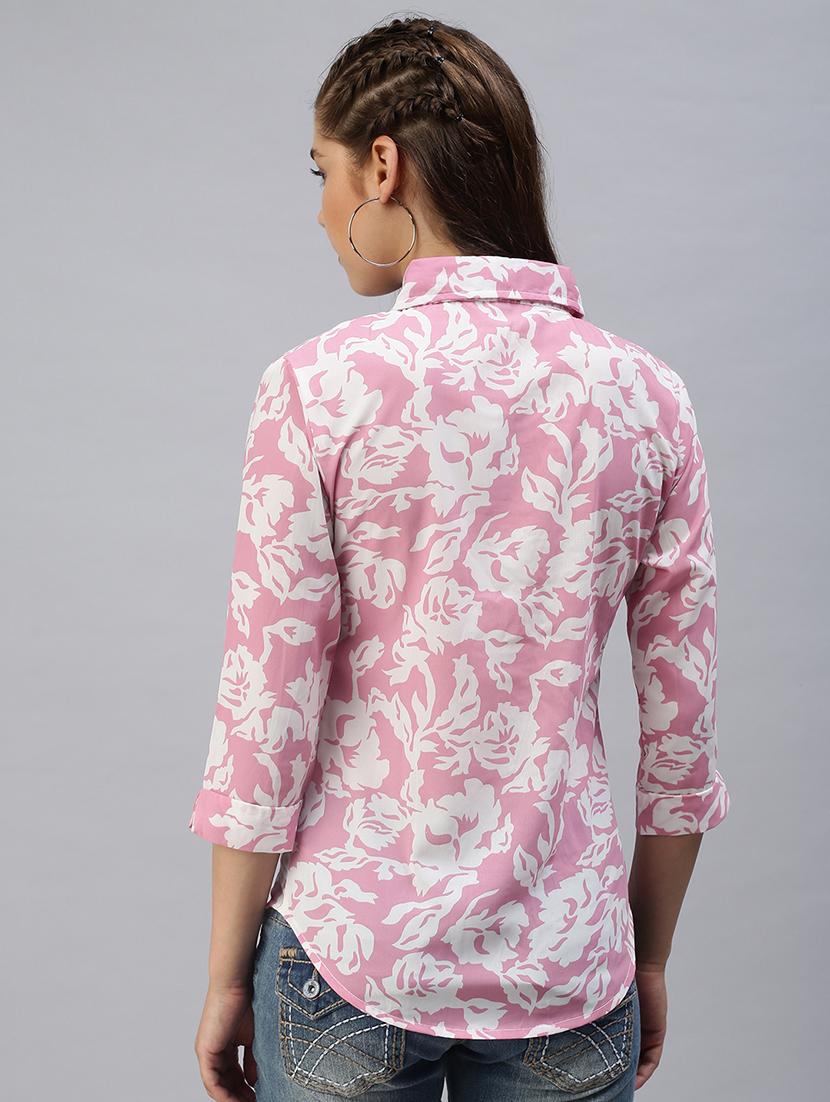 long sleeved printed regular shirt - 18393463 - Standard Image - 2