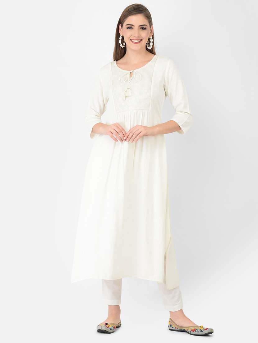 women's a-line kurta - 18393529 - Standard Image - 2