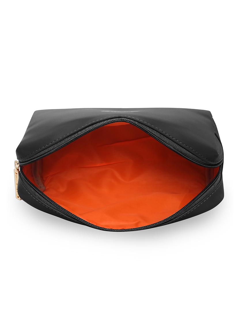 black solid regular pouch - 18393654 - Standard Image - 2