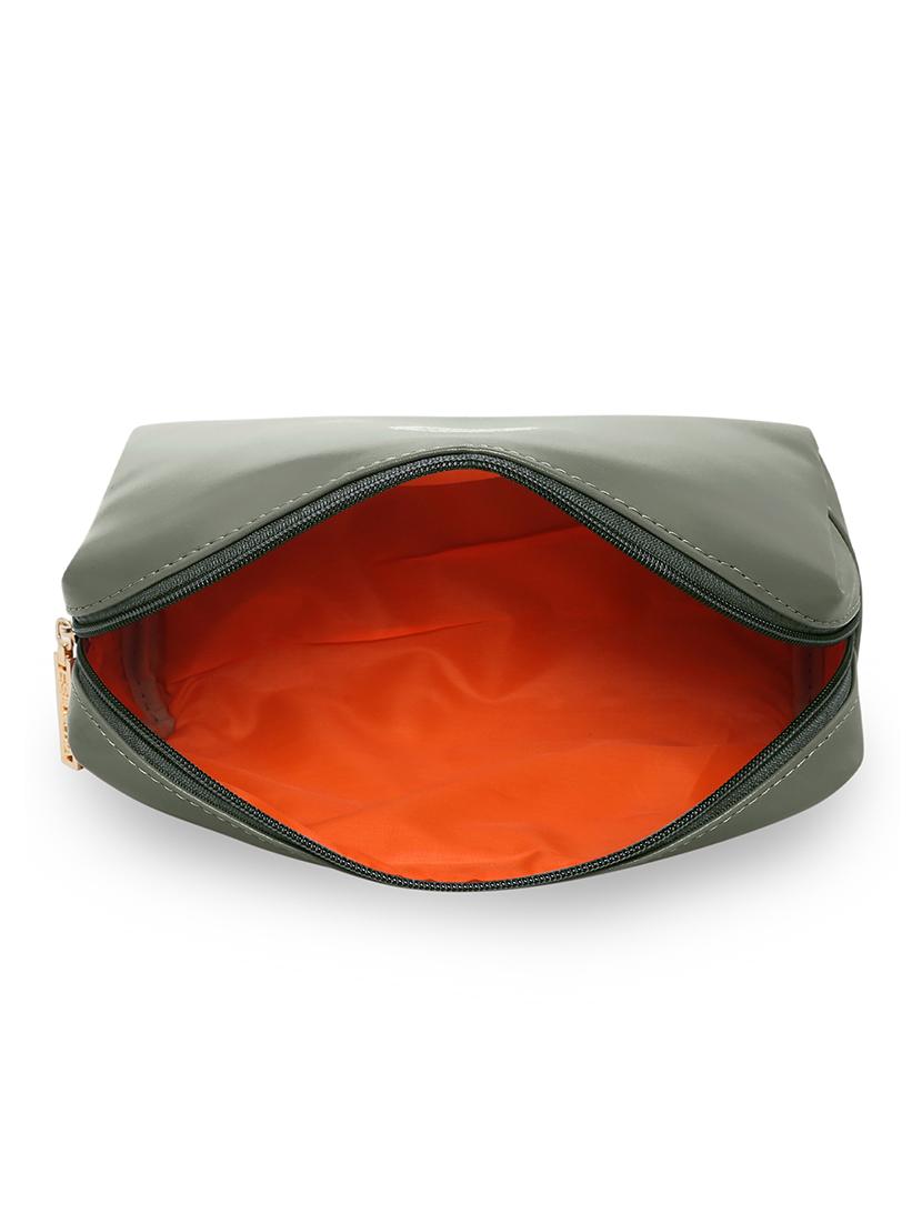 olive solid regular pouch - 18393659 - Standard Image - 2
