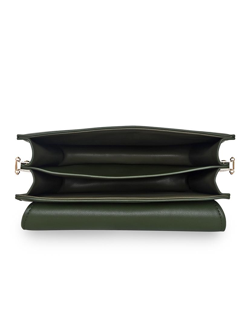 green solid regular sling bag - 18393679 - Standard Image - 2
