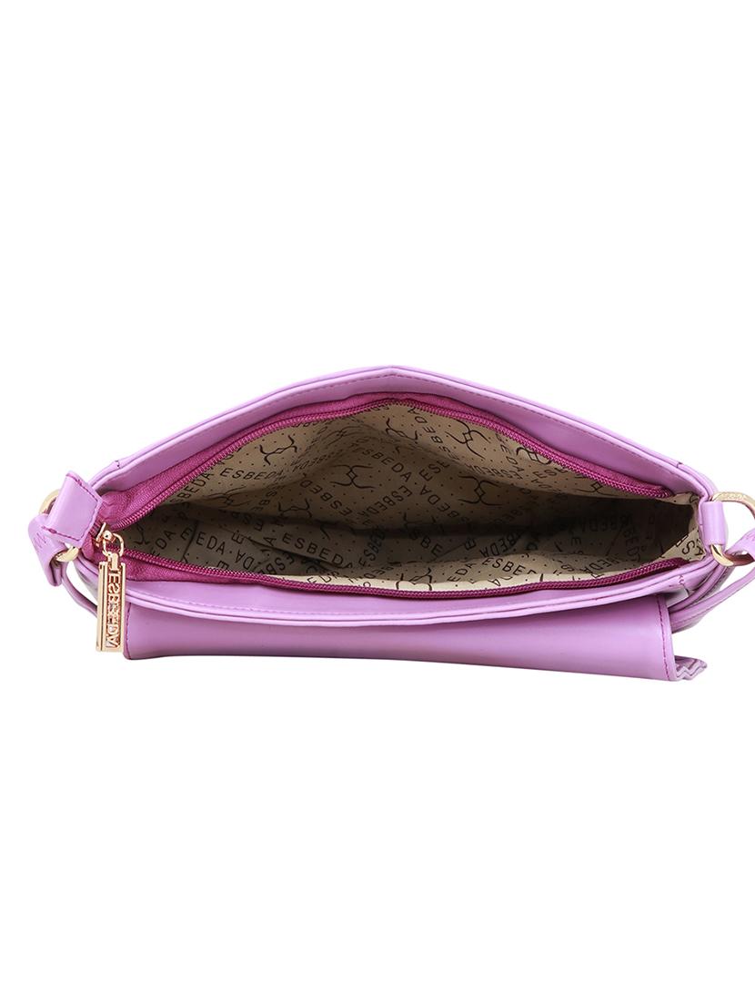 purple leatherette (pu) sling bag - 18393701 - Standard Image - 2