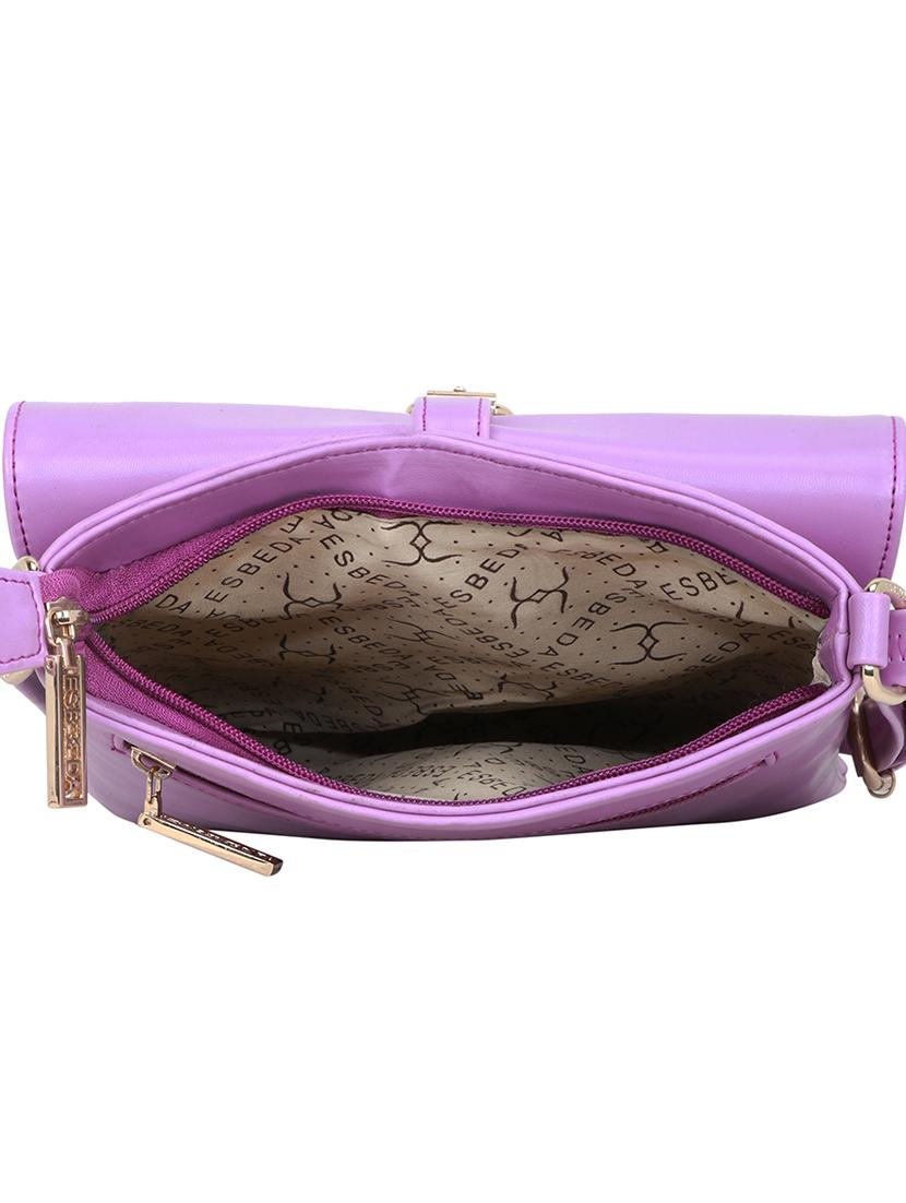 purple solid regular sling bag - 18393714 - Standard Image - 2