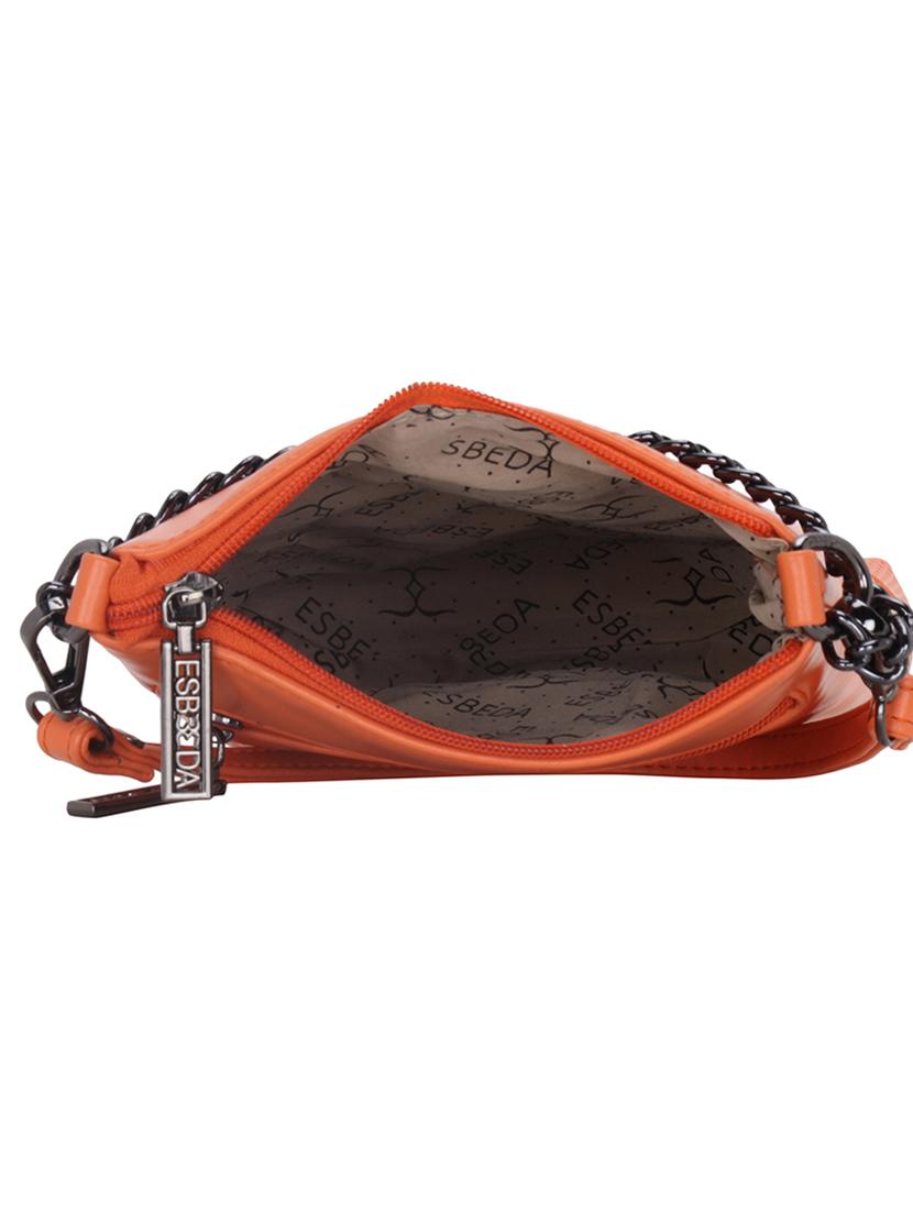 orange solid regular sling bag - 18393819 - Standard Image - 2