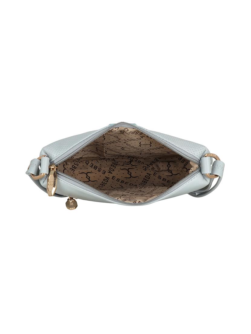 grey solid regular sling bag - 18393824 - Standard Image - 2