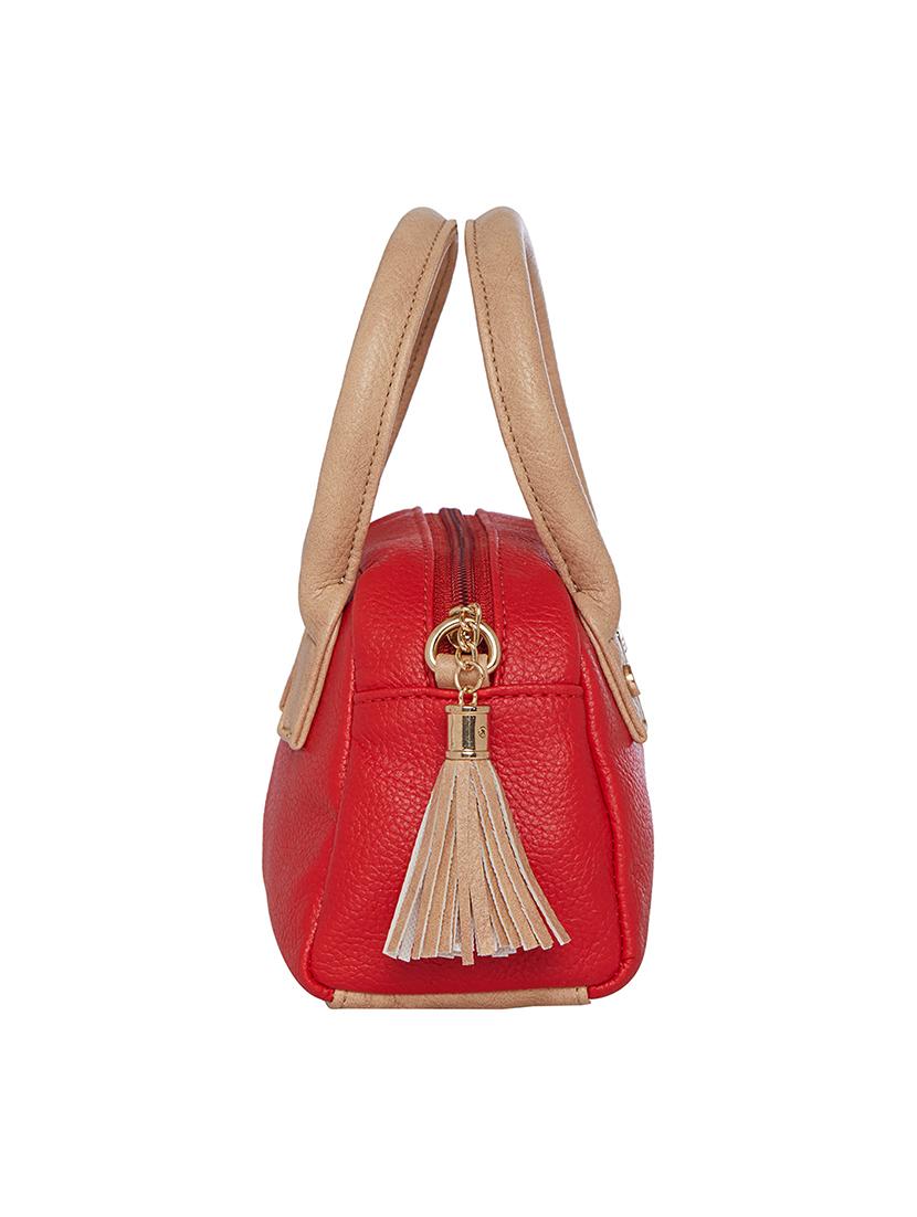 red solid regular sling bag - 18393832 - Standard Image - 2