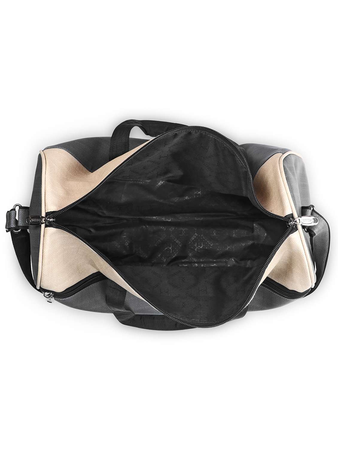 grey leatherette (pu) dufflebag - 18394037 -  Standard Image - 2