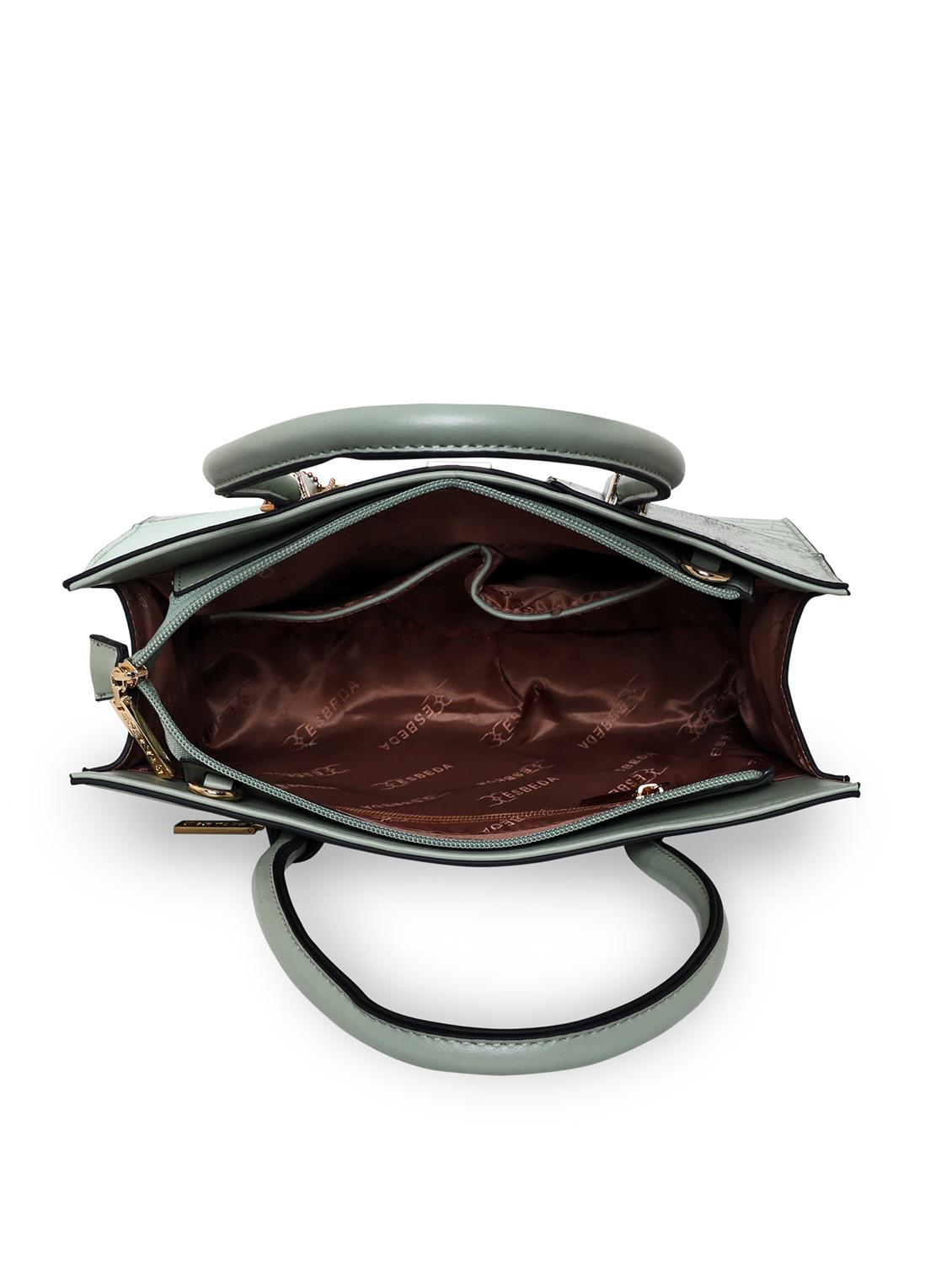 green leatherette (pu) handbag - 18394079 - Standard Image - 2